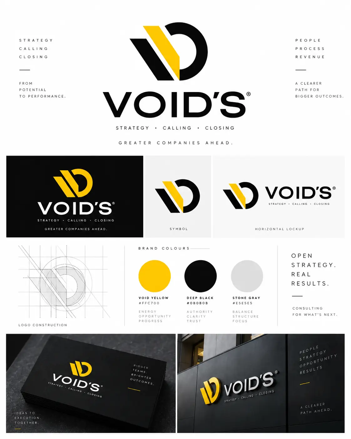 VOID’S — planche maîtresse