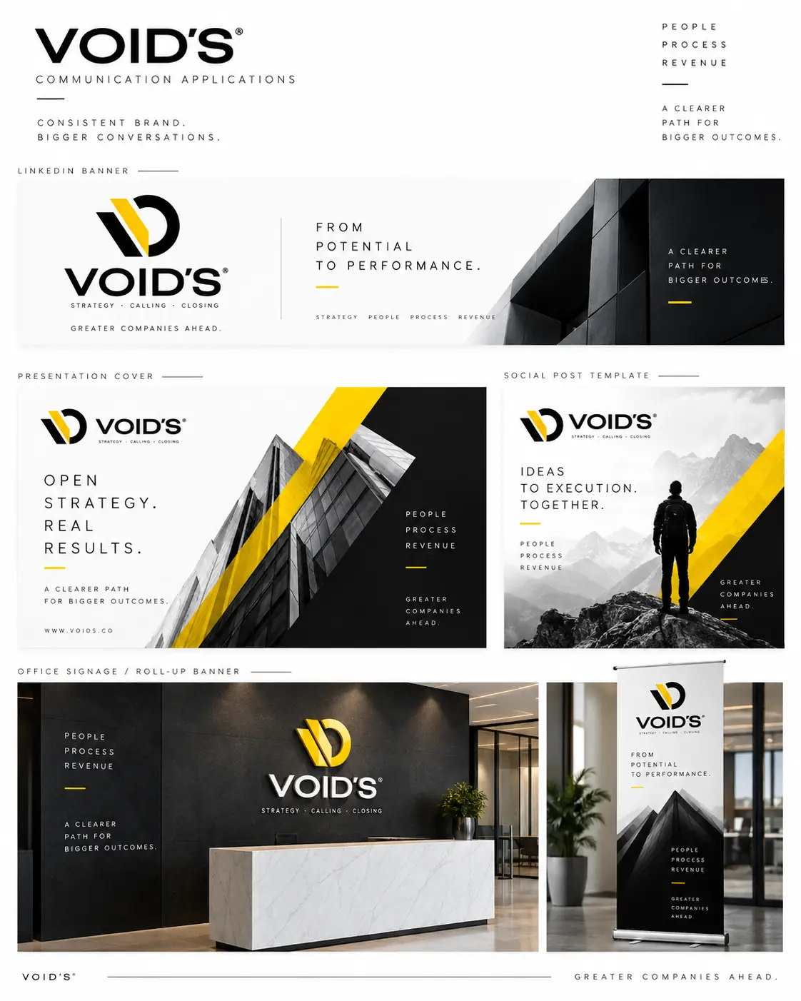 VOID’S — supports de communication